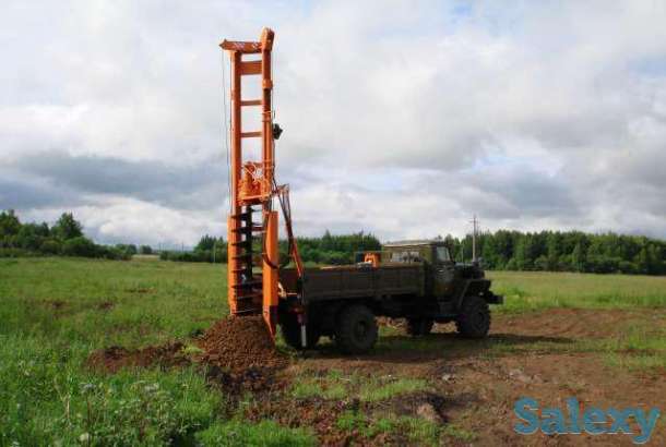 Буровая  установка МБШ 519 и МРК 750 (бурение скважин 800 мм), фотография 2