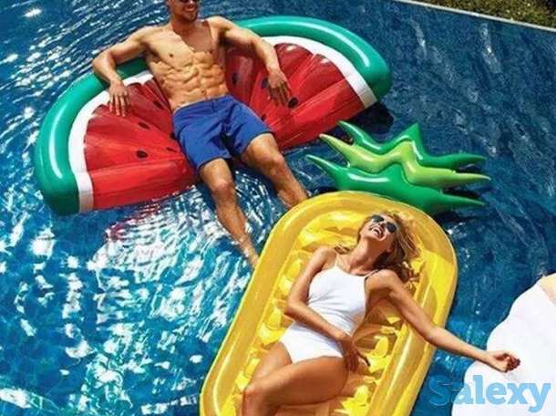 Пляжные оригинальные надувные матрасы,одноместный-двухместный в ассортименте, фотография 3