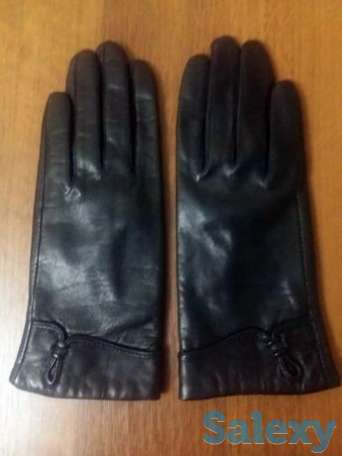 Перчатки женские кожаные, фотография 1