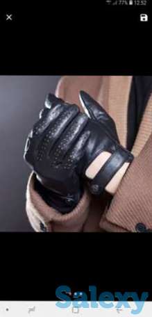 Мужские кожанные перчатки, фотография 1