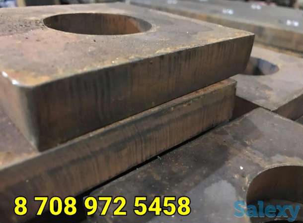 Анкерная плита  на изготовление  100х100х30, фотография 1