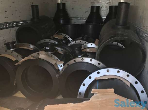 Полиэтиленовые втулки под фланец, ПЭ отводы, ПЭ тройники, ПЭ переходы, фотография 3