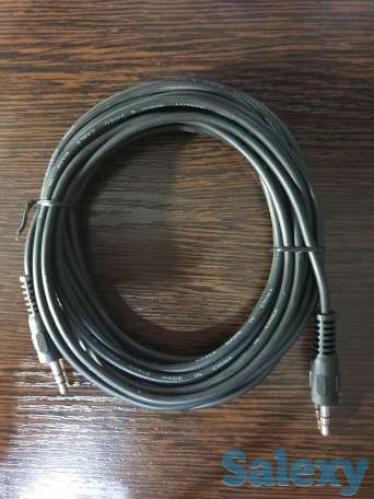 Аукс Аукс кабель шнур, аудио провод 3.5 мм, 10 метров , фотография 4