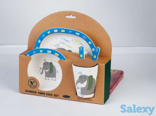 Детская посуда из бамбука, фотография 5