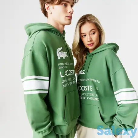 Толстовка lacoste oversize fit unisex, фотография 1