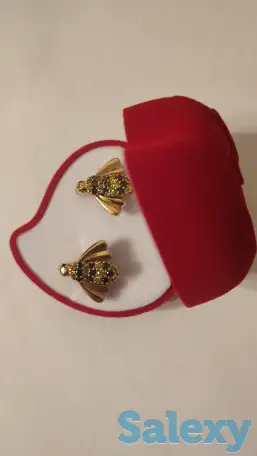 Продам золотую брошь Шмель, фотография 1