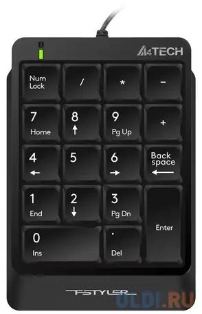 Клавиатура проводная a4tech fstyler fk13p usb черный, фотография 1