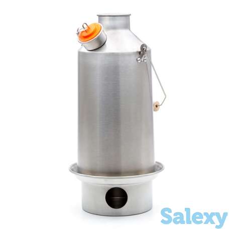 Самовар kelly kettle base camp steel 1.6л, фотография 1