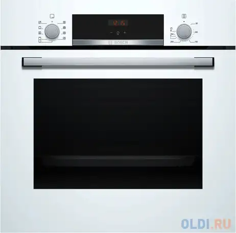 Духовой шкаф электрический bosch hbf534ew0q белый/серебристый, фотография 1