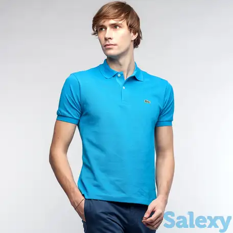 Мужское поло lacoste l1212 classic fit, фотография 1