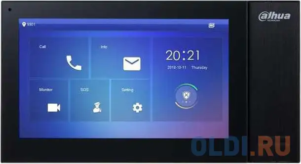 Видеодомофон dahua dh-vth2421fb белый, фотография 1