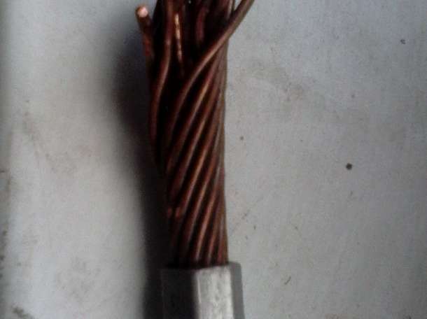 Кабель-заземления, медный.всё на фото.100 метров. Сечение 10 мм., фотография 1