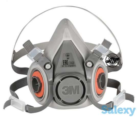 3M™ 6200 Полумаска Серии 3M™ 6000, размер - средний (M), фотография 1