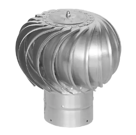 Дефлектор воздуховода дефлектор, D 100.-1250 мм, H 170.-1700 мм, Сечение: круглый, фотография 1
