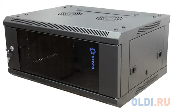 5bites tc6401-04b шкаф телекоммуникационный 4u / 600*450 / wall / black, фотография 1