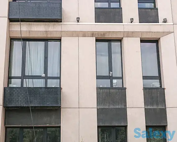 Мойка фасада аппаратом высокого давления / Очистка фасада / Высотные работы / Промышленный альпинизм / Альпинисты, фотография 4