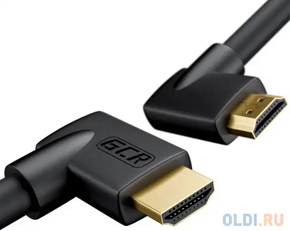 Gcr кабель 1.0m hdmi 2.0, m правый угол /m правый угол,, фотография 1