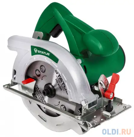 Пила циркулярная status cp190pl  1400вт 190х30мм глубина пропила 69мм 5000об/мин, фотография 1