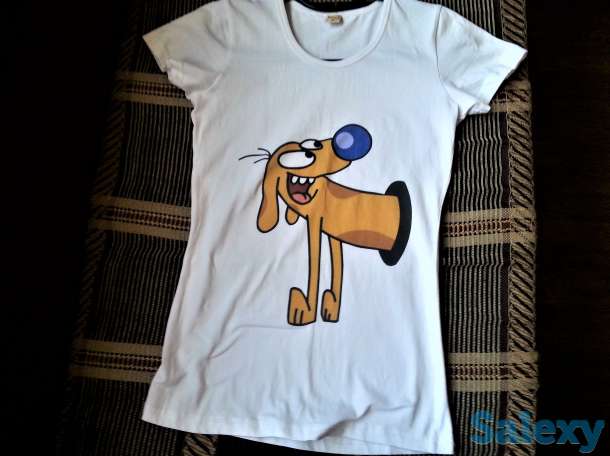 Акция июля -10% Печать на футболках логотипы надписи, фотография 4