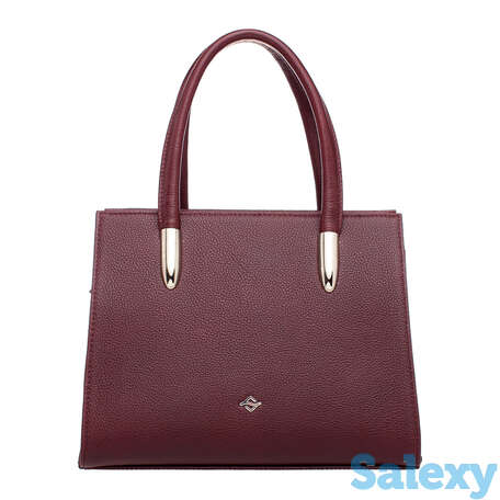 Женская кожаная сумка davey burgundy, фотография 1