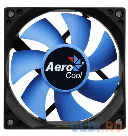 Вентилятор aerocool motion 8 plus 80x80mm 3-pin 4-pin(molex)25db 90gr ret, фотография 1
