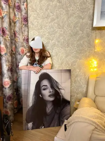 Арт портрет на холсте, фотография 4