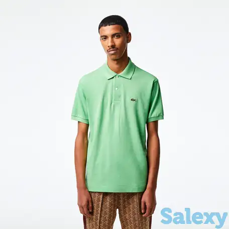 Мужское поло lacoste l1212 classic fit, фотография 1