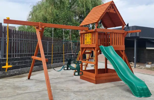 Деревянные детские игровые комплексы производство США, фотография 4