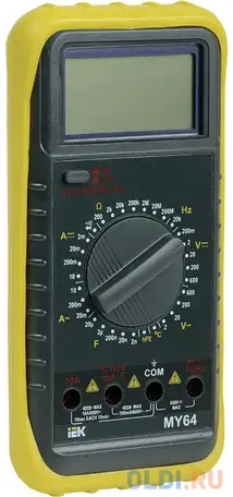 Iek tmd-5s-064 мультиметр цифровой  professional my64 iek, фотография 1