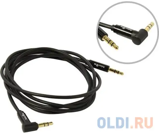 Кабель соединит угловой 3.5 jack (m) - 3.5 jack (m), 1.5м, фотография 1