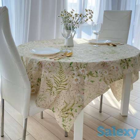 Скатерть с тефлоновым покрытием Луговые Цветы из Италии, фотография 2