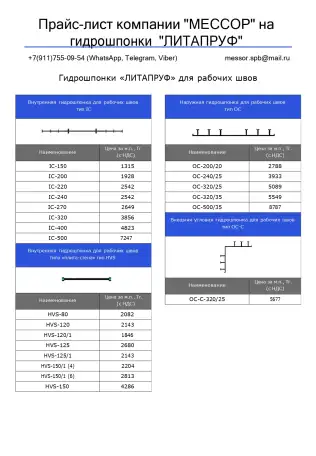Гидрошпонки от производителя, фотография 2