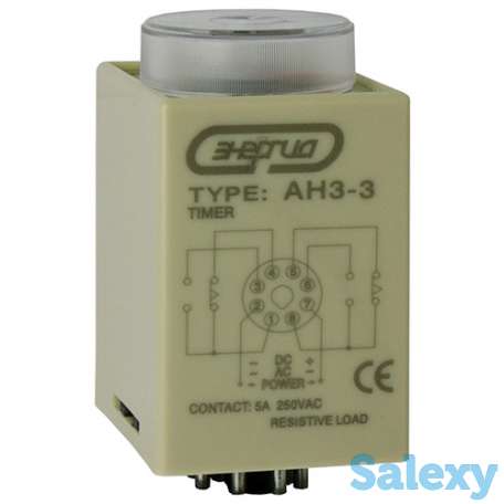 Pеле времени 220V AH3-3 (0 - 60 min) AC Энергия, 100 шт, фотография 2