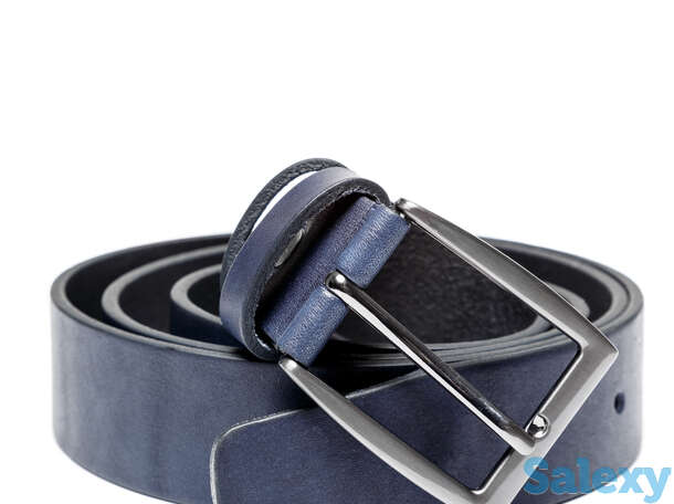 Ремень мужской bader dark blue, фотография 1