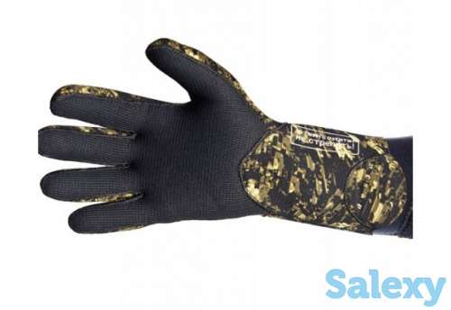 Перчатки для подводной охоты неопреновые sargan калан камо rd2.0  4.5мм, фотография 2