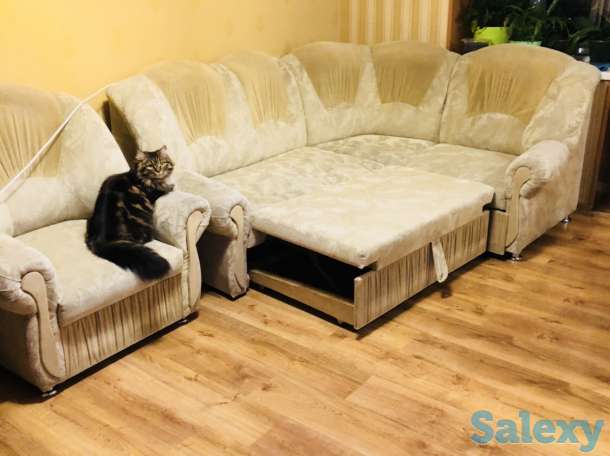 срочно продам диван с креслом, фотография 2