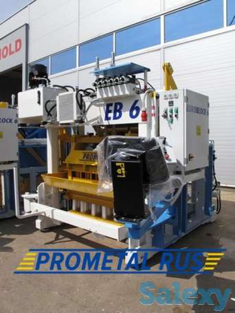 Мобильный вибропресс Euroblock 6 для производства блоков, шлакоблоков, теплоблоков, стеновых блоков, перегородочных блок, фотография 1