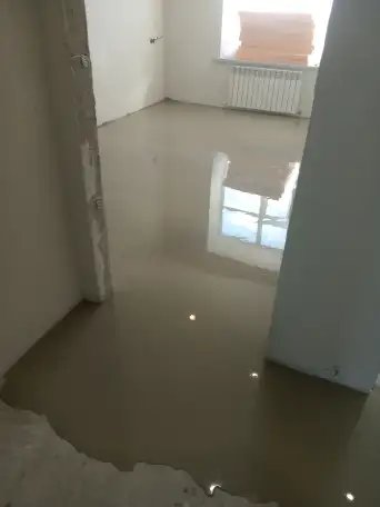 Выравнивание пола стяжка наливной пол, фотография 5