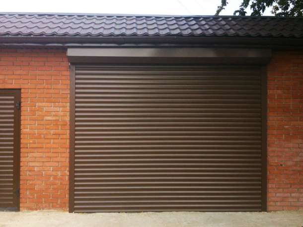 Секционные гаражные ворота, уличные ворота, шлагбаумы, фотография 2