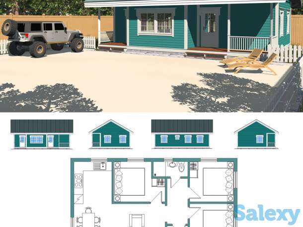 Дачные домики, загородные дома, фотография 4