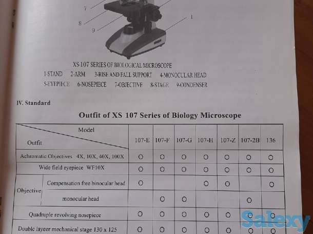 Микроскоп версия XS-107Е, фотография 4