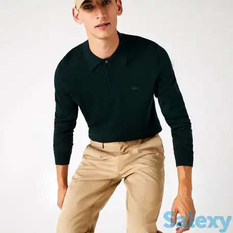 Мужской свитер lacoste из шерсти мериноса, фотография 1