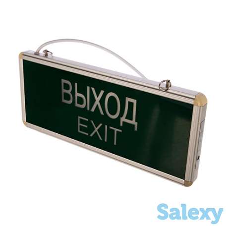 Светильник аварийный эвакуационный светодиодный tdm сса1-01, 1,5 ч., одностор., выход-exit (sq0349-0003), фотография 2