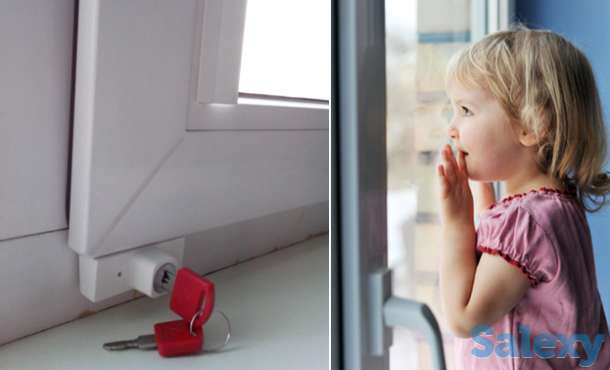 Защита на окна для детей. Замки блокираторы, фотография 5