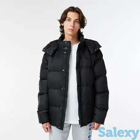 Мужская короткая куртка-пуховик lacoste, фотография 1