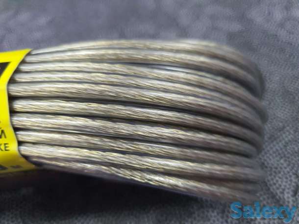 Трос хозяйственный STAYER стальной в полимерной оболочке, 20 м, фотография 5