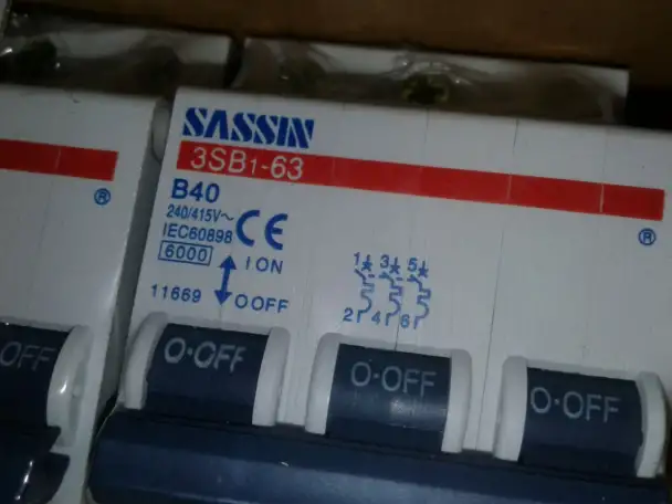 Автоматические выключатели 3Р 6А 3Р 10А, фотография 1