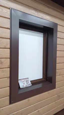 Металлические откосы, отливы, накрывки на парапет, фотография 2