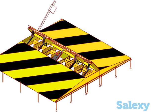 Блокиратор дорожный, противотаранное устройство (накладной, врезной в ассортименте), фотография 1