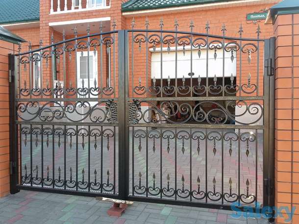 Заводские кованные ворота, изделия, фотография 2